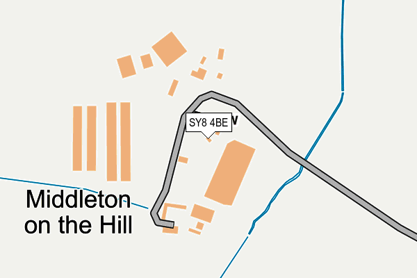 SY8 4BE map - OS OpenMap – Local (Ordnance Survey)
