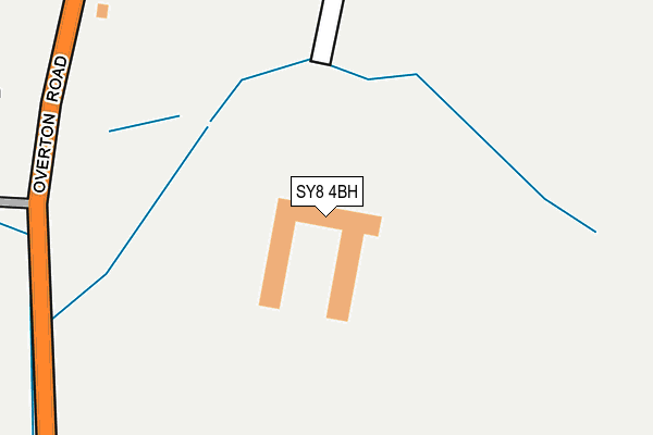 SY8 4BH map - OS OpenMap – Local (Ordnance Survey)