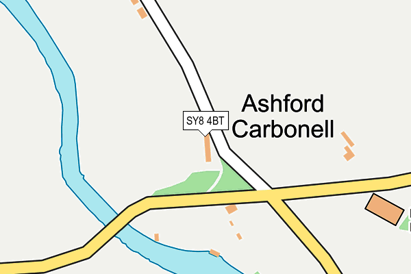 SY8 4BT map - OS OpenMap – Local (Ordnance Survey)