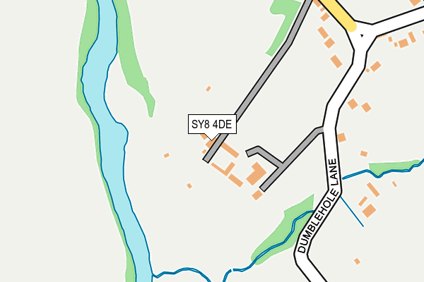 SY8 4DE map - OS OpenMap – Local (Ordnance Survey)