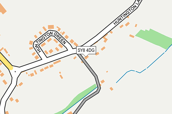 SY8 4DG map - OS OpenMap – Local (Ordnance Survey)