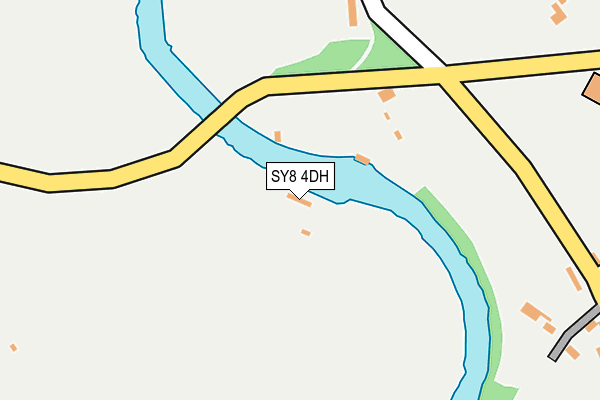 SY8 4DH map - OS OpenMap – Local (Ordnance Survey)