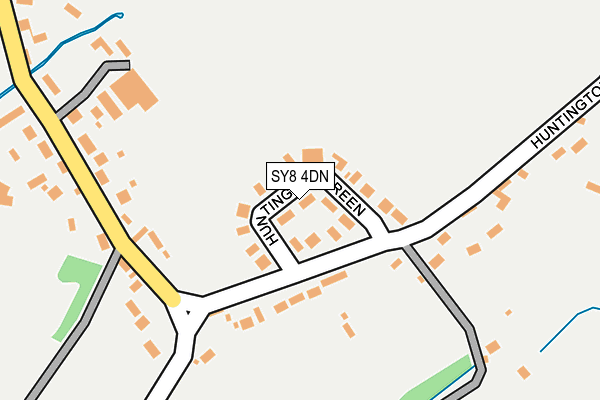 SY8 4DN map - OS OpenMap – Local (Ordnance Survey)