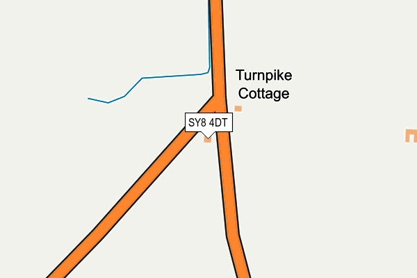 SY8 4DT map - OS OpenMap – Local (Ordnance Survey)