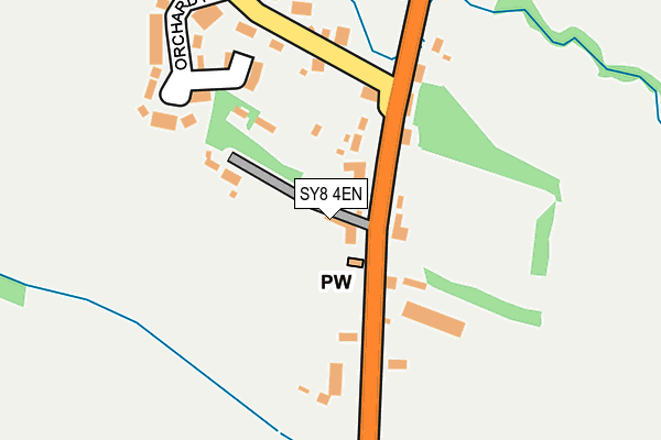 SY8 4EN map - OS OpenMap – Local (Ordnance Survey)