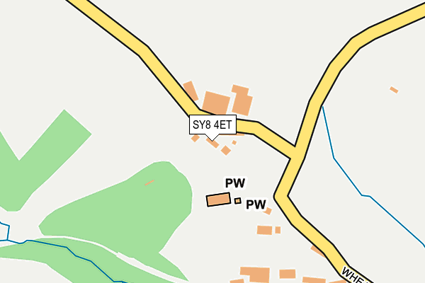 SY8 4ET map - OS OpenMap – Local (Ordnance Survey)