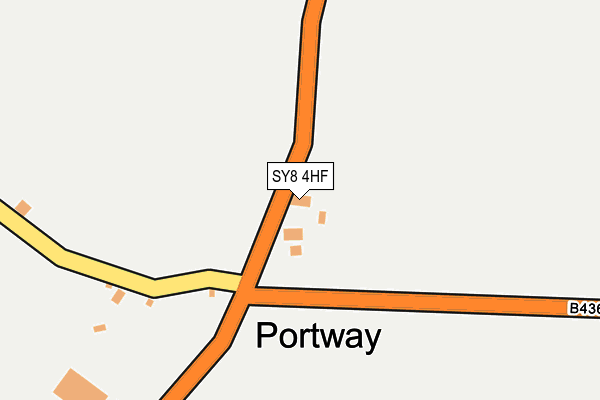 SY8 4HF map - OS OpenMap – Local (Ordnance Survey)