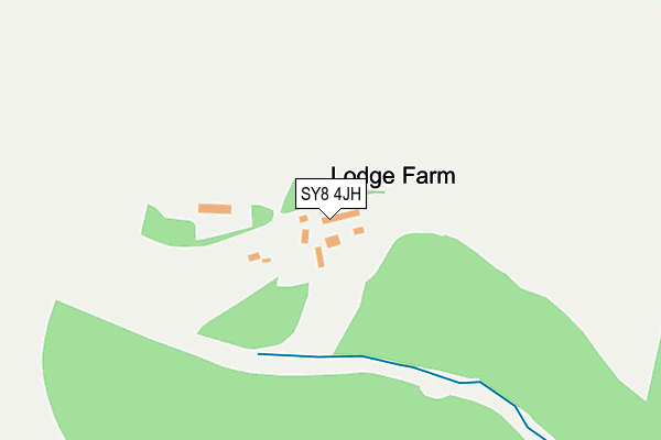 SY8 4JH map - OS OpenMap – Local (Ordnance Survey)