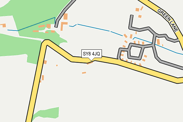 SY8 4JQ map - OS OpenMap – Local (Ordnance Survey)