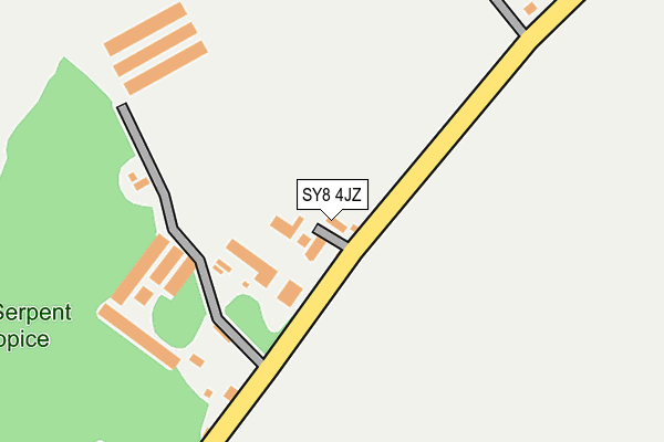 SY8 4JZ map - OS OpenMap – Local (Ordnance Survey)