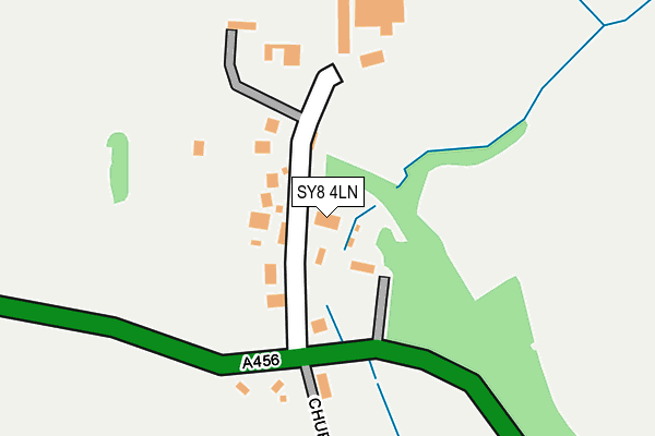 SY8 4LN map - OS OpenMap – Local (Ordnance Survey)