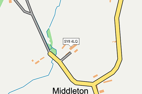 SY8 4LQ map - OS OpenMap – Local (Ordnance Survey)