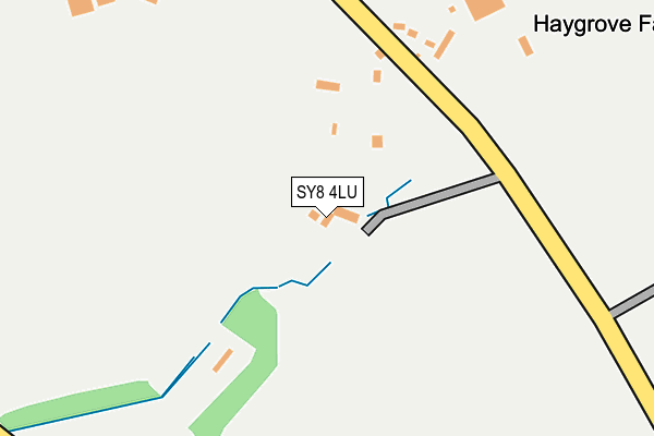 SY8 4LU map - OS OpenMap – Local (Ordnance Survey)