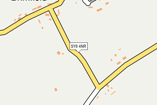 SY8 4NR map - OS OpenMap – Local (Ordnance Survey)