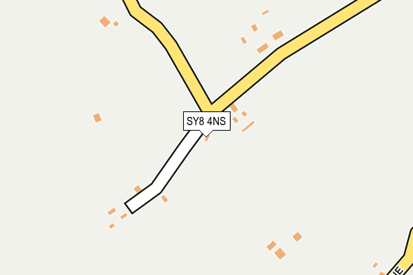 SY8 4NS map - OS OpenMap – Local (Ordnance Survey)