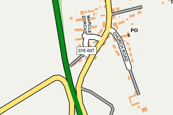 SY8 4NT map - OS OpenMap – Local (Ordnance Survey)