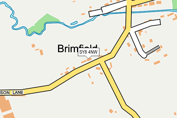 SY8 4NW map - OS OpenMap – Local (Ordnance Survey)