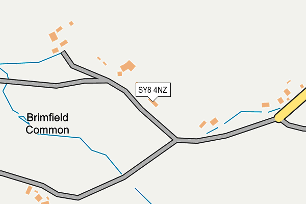 SY8 4NZ map - OS OpenMap – Local (Ordnance Survey)