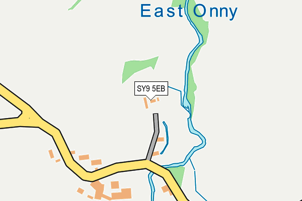 SY9 5EB map - OS OpenMap – Local (Ordnance Survey)