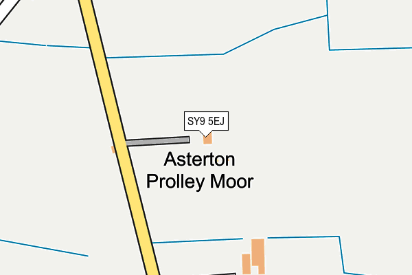 SY9 5EJ map - OS OpenMap – Local (Ordnance Survey)