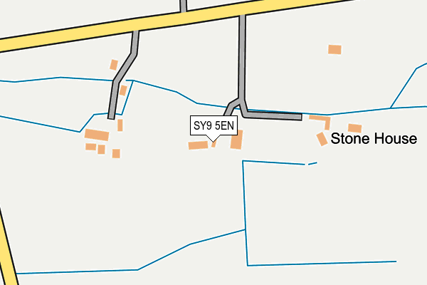 SY9 5EN map - OS OpenMap – Local (Ordnance Survey)