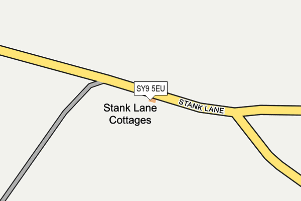 SY9 5EU map - OS OpenMap – Local (Ordnance Survey)