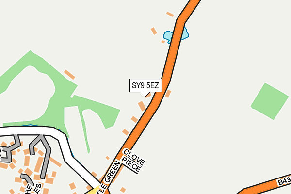 SY9 5EZ map - OS OpenMap – Local (Ordnance Survey)