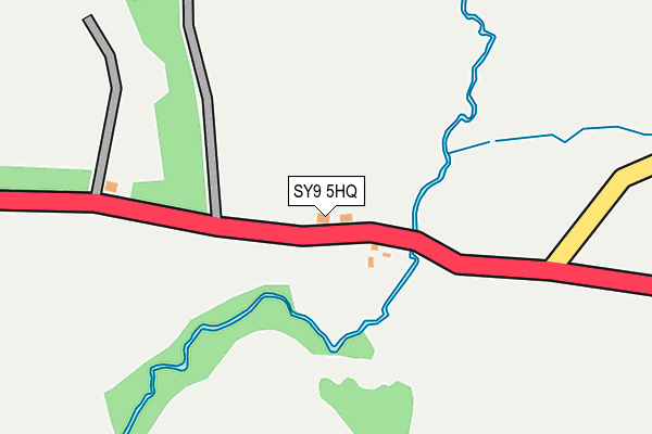 SY9 5HQ map - OS OpenMap – Local (Ordnance Survey)