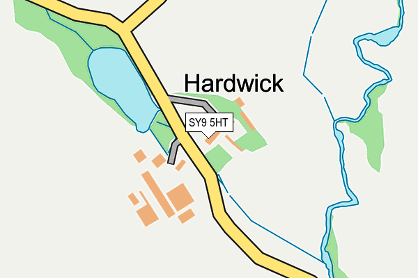 SY9 5HT map - OS OpenMap – Local (Ordnance Survey)