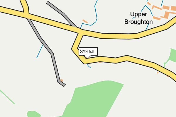 SY9 5JL map - OS OpenMap – Local (Ordnance Survey)