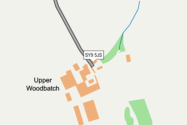 SY9 5JS map - OS OpenMap – Local (Ordnance Survey)