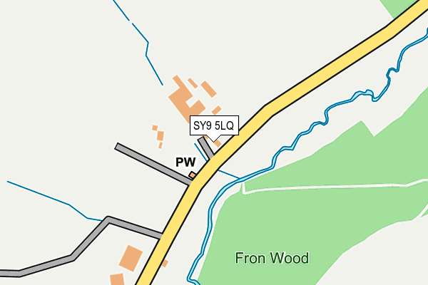 SY9 5LQ map - OS OpenMap – Local (Ordnance Survey)