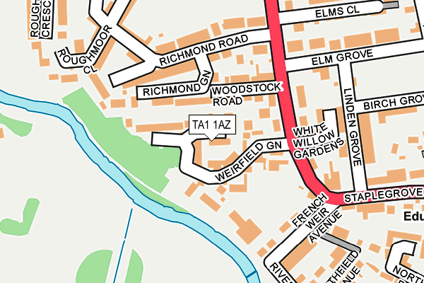 Map of RAM SCAFFOLDING (UK) LIMITED at local scale