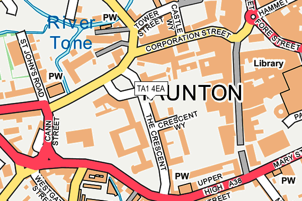 Map of KELVIN WHITE INSTRUCTOR TRAINING LTD at local scale