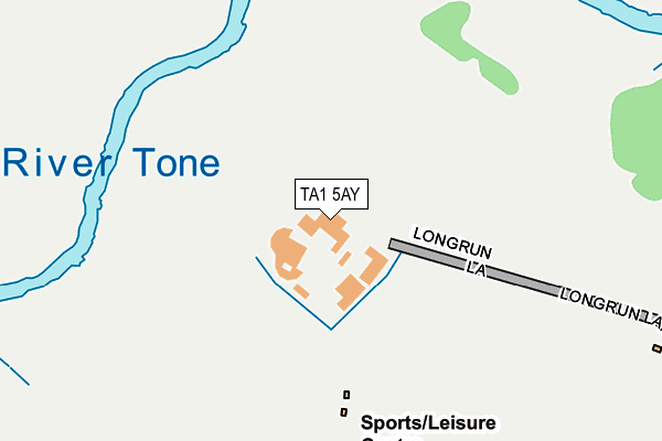 TA1 5AY map - OS OpenMap – Local (Ordnance Survey)