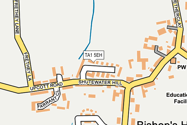 TA1 5EH map - OS OpenMap – Local (Ordnance Survey)