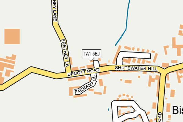 TA1 5EJ map - OS OpenMap – Local (Ordnance Survey)