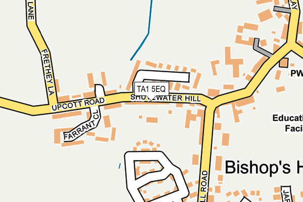 TA1 5EQ map - OS OpenMap – Local (Ordnance Survey)