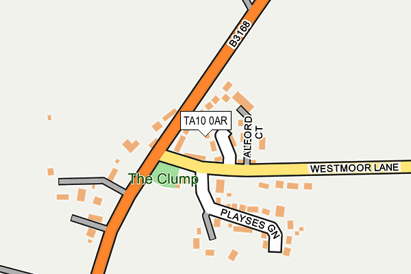 TA10 0AR map - OS OpenMap – Local (Ordnance Survey)