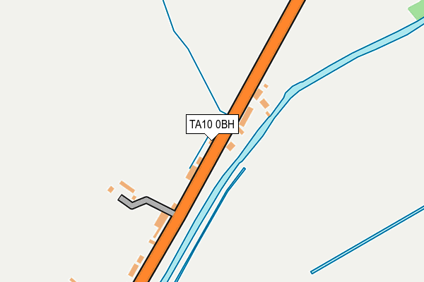 TA10 0BH map - OS OpenMap – Local (Ordnance Survey)