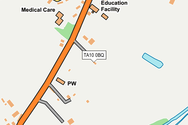 TA10 0BQ map - OS OpenMap – Local (Ordnance Survey)