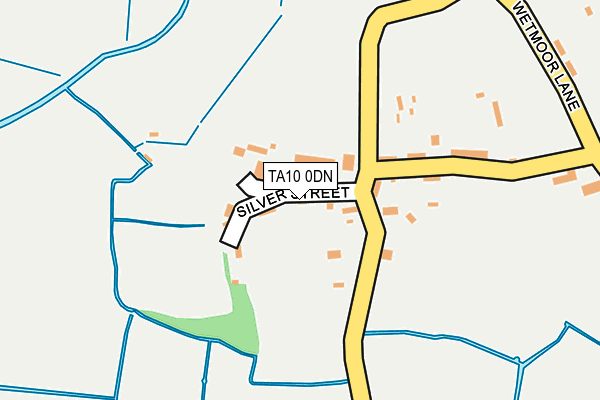 TA10 0DN map - OS OpenMap – Local (Ordnance Survey)