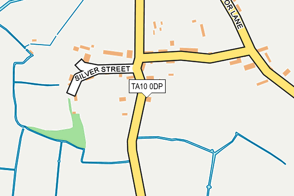 TA10 0DP map - OS OpenMap – Local (Ordnance Survey)