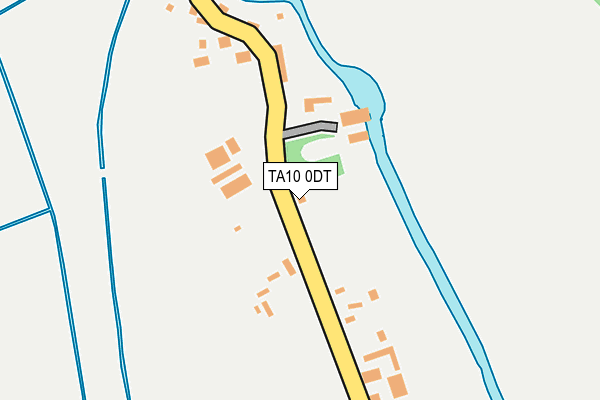 TA10 0DT map - OS OpenMap – Local (Ordnance Survey)