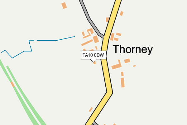 TA10 0DW map - OS OpenMap – Local (Ordnance Survey)