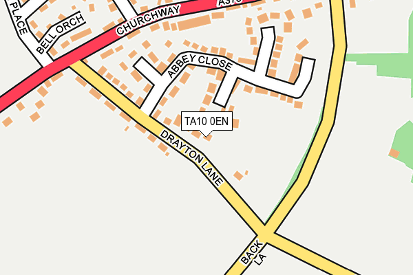 TA10 0EN map - OS OpenMap – Local (Ordnance Survey)