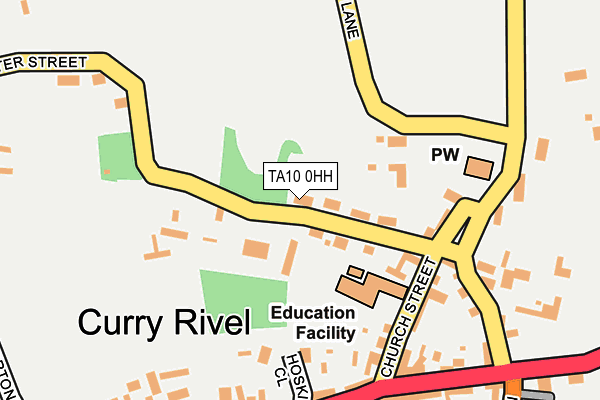 TA10 0HH map - OS OpenMap – Local (Ordnance Survey)