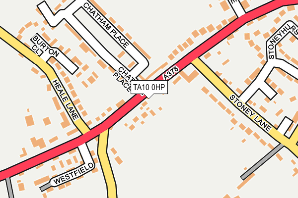 TA10 0HP map - OS OpenMap – Local (Ordnance Survey)