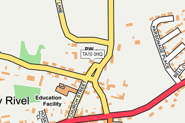 TA10 0HQ map - OS OpenMap – Local (Ordnance Survey)