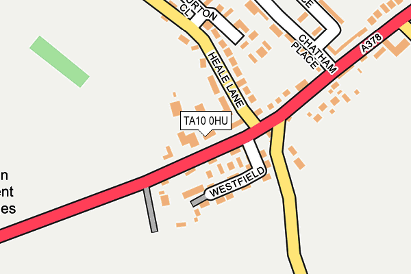 TA10 0HU map - OS OpenMap – Local (Ordnance Survey)